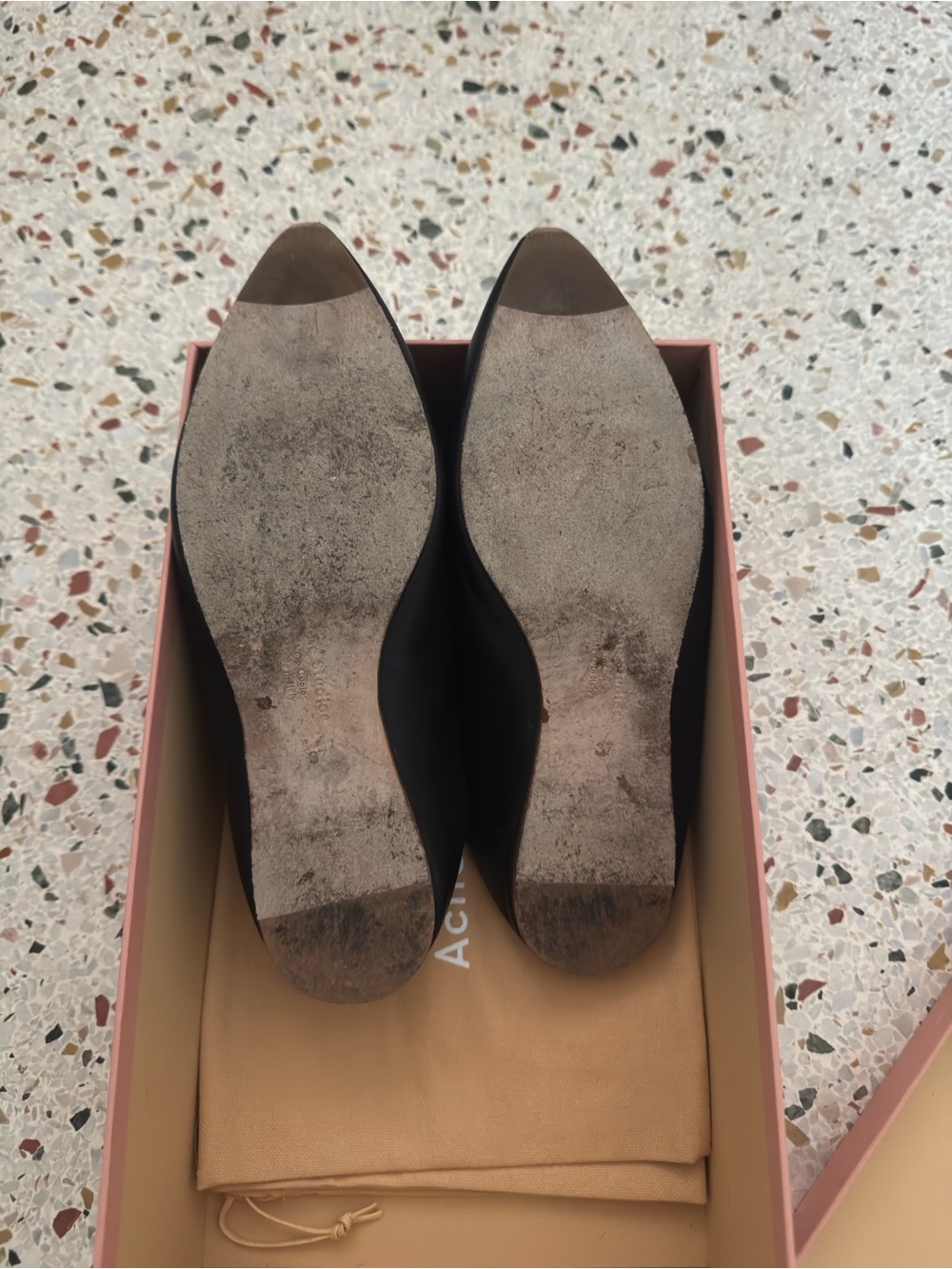 Acne Black Leather Mules - Picture 8 of 8